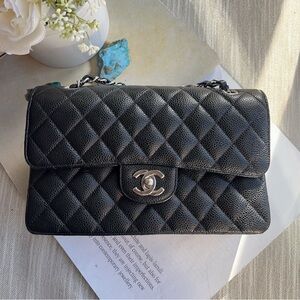 Chanel Caviar Classic Small Double Flap Bag Black